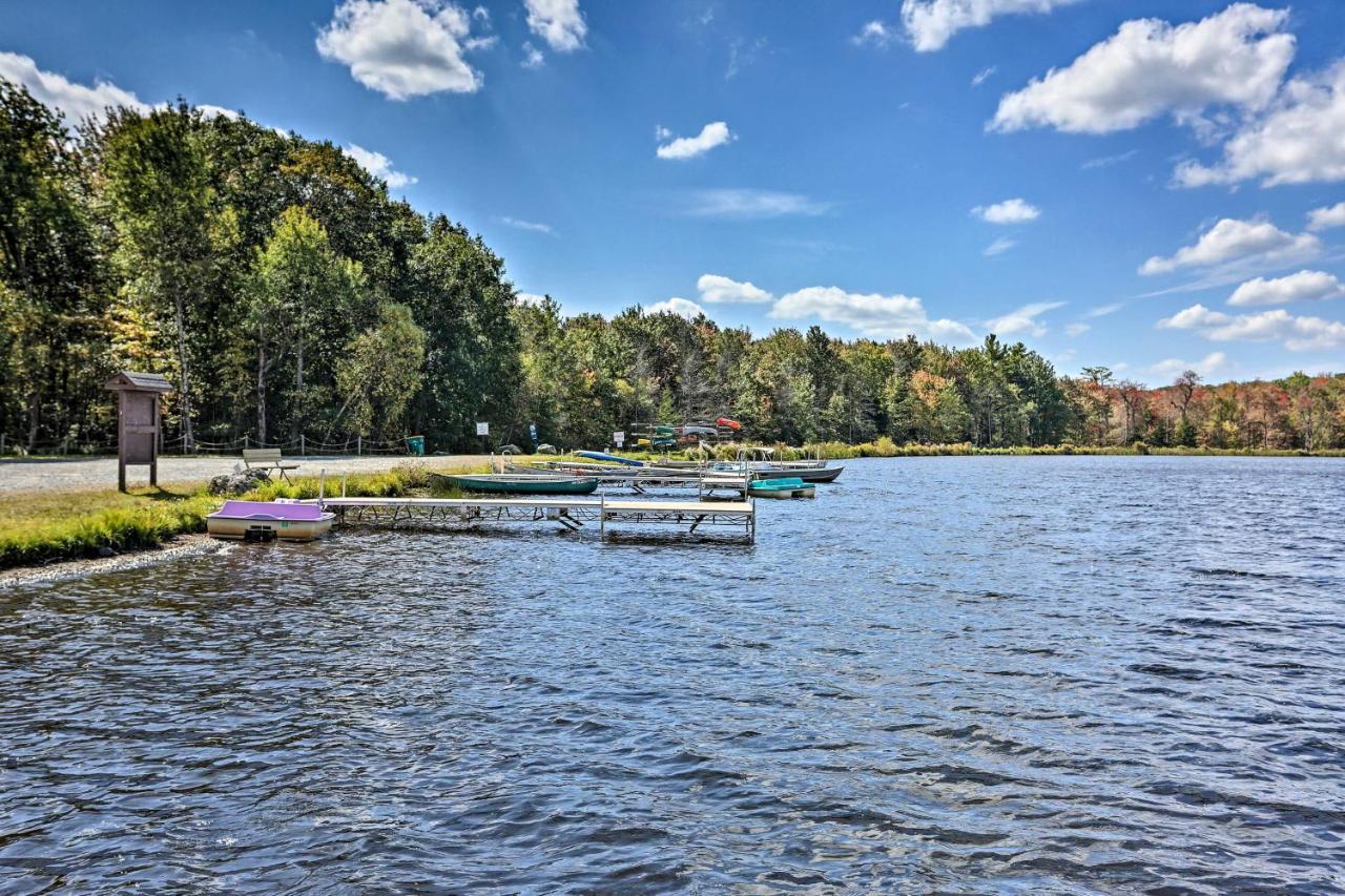 Bear Den Rustic Pocono Lake Home With Game Room! ภายนอก รูปภาพ