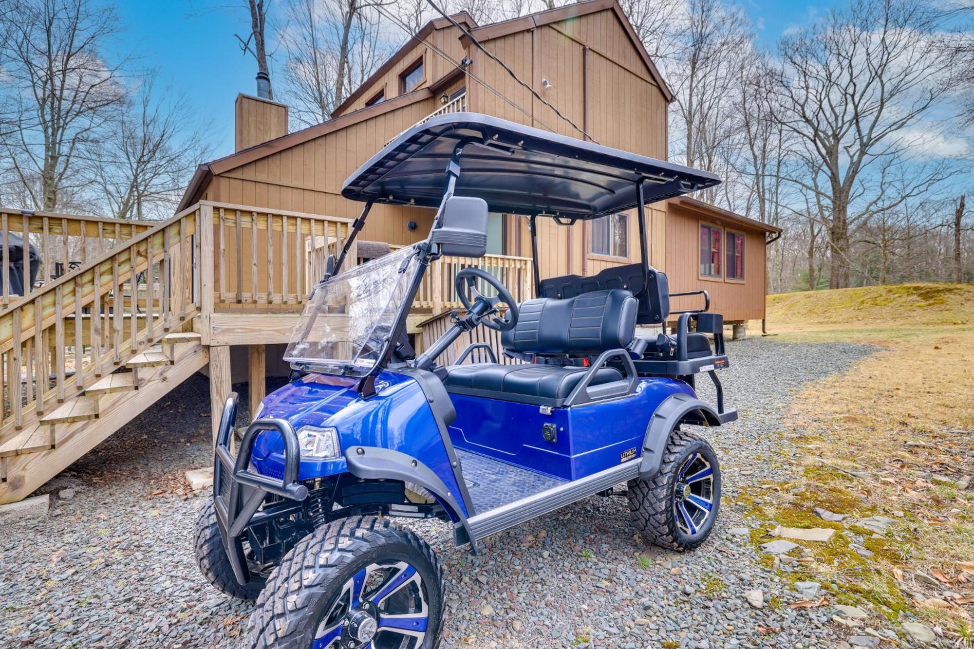 Bear Den Rustic Pocono Lake Home With Game Room! ภายนอก รูปภาพ